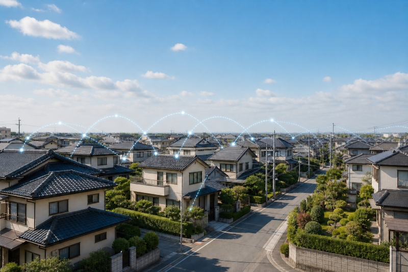 あま市の取引データをもとにAI不動産査定の価格の目安を確認する様子